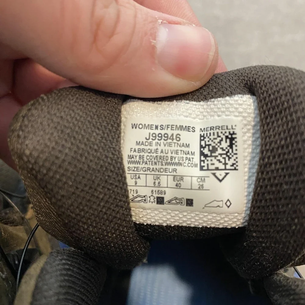 Merrell Snow Boots Womens Size‎ 9 Brown Nubuck BOA Ankle Hiking Vibram J99946